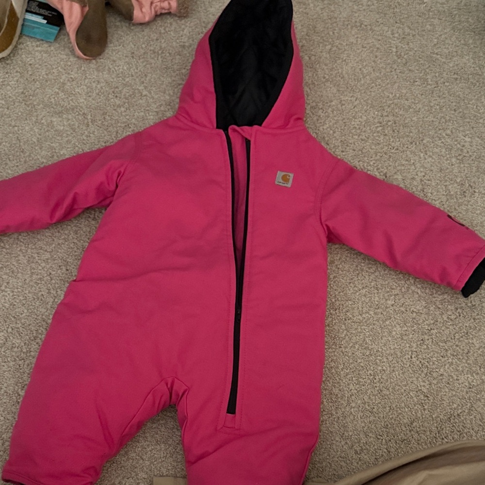 Carhartt Fuchsia Hooded Snowsuit